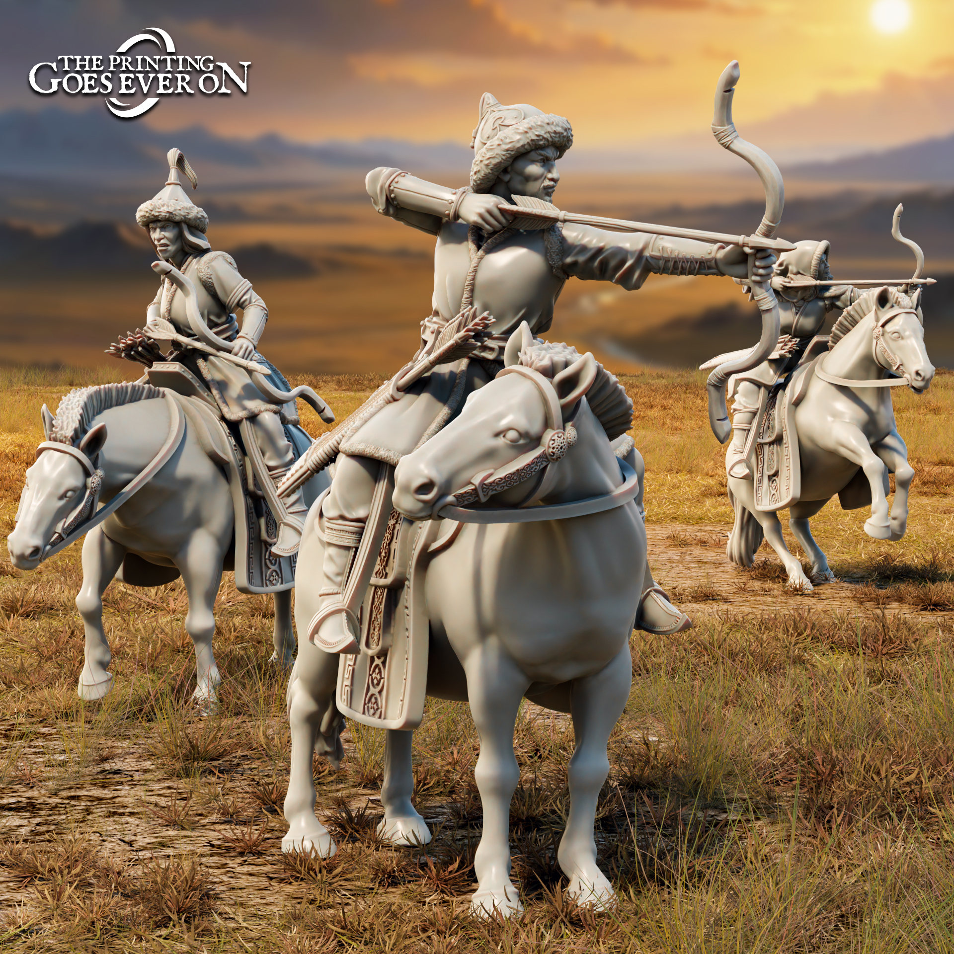 Golden Khanate Mounted Archers - Presupported
